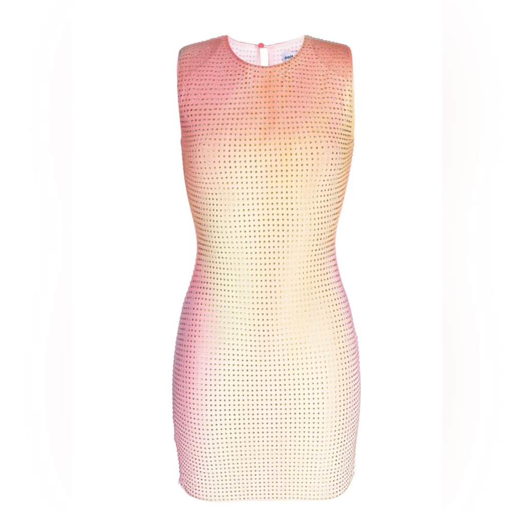 Self Portrait Embellished Mini Dress